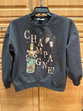 Z Supply Champagne Graphic Sweatshirt